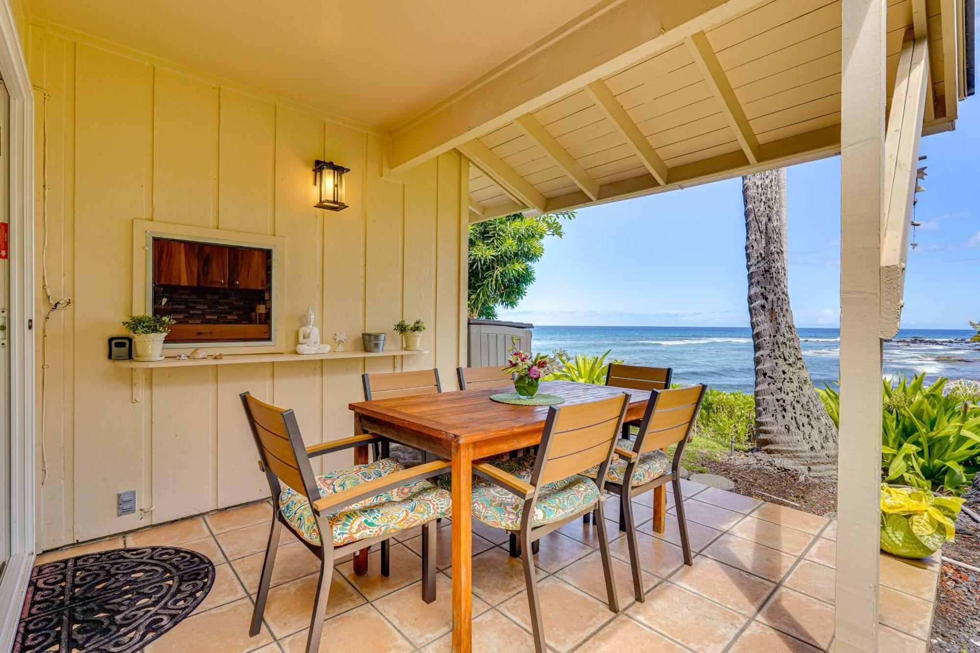 Ultimate Oceanfront Townhome Located On Kona Coast Kailua-Kona Exteriör bild